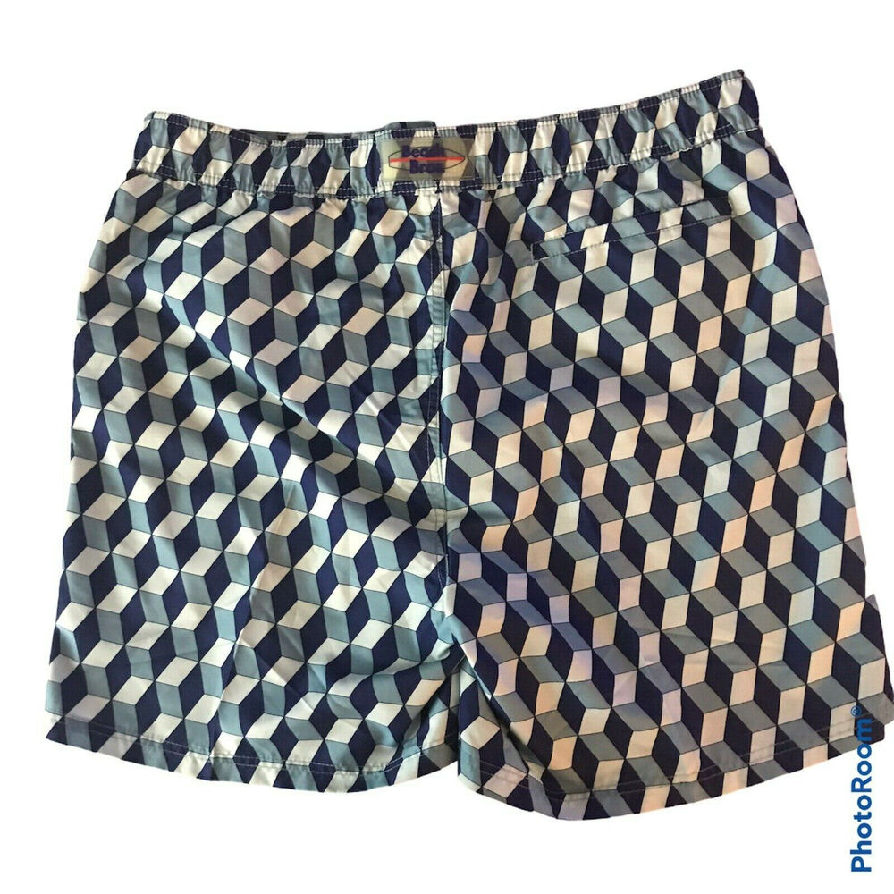 Beach Bros. Mens Swim Trunks w Mesh Lining Swimming Bathing Fixed Waistband Suit - Picture 6 of 6